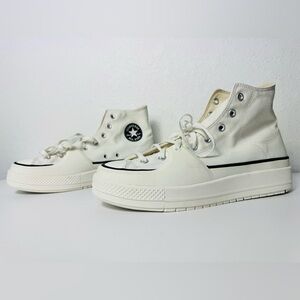 Converse Chuck Taylor All Star High Mens Size 12 White Athletic Shoes Sneakers
